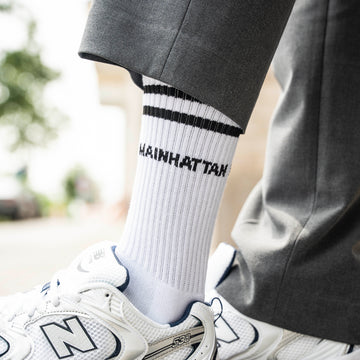 MAINHATTAN Socken weiß, Frankfurt, Sportsocken, Tennissocken