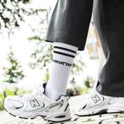 MAINHATTAN Socken weiß, Frankfurt, Sportsocken, Tennissocken