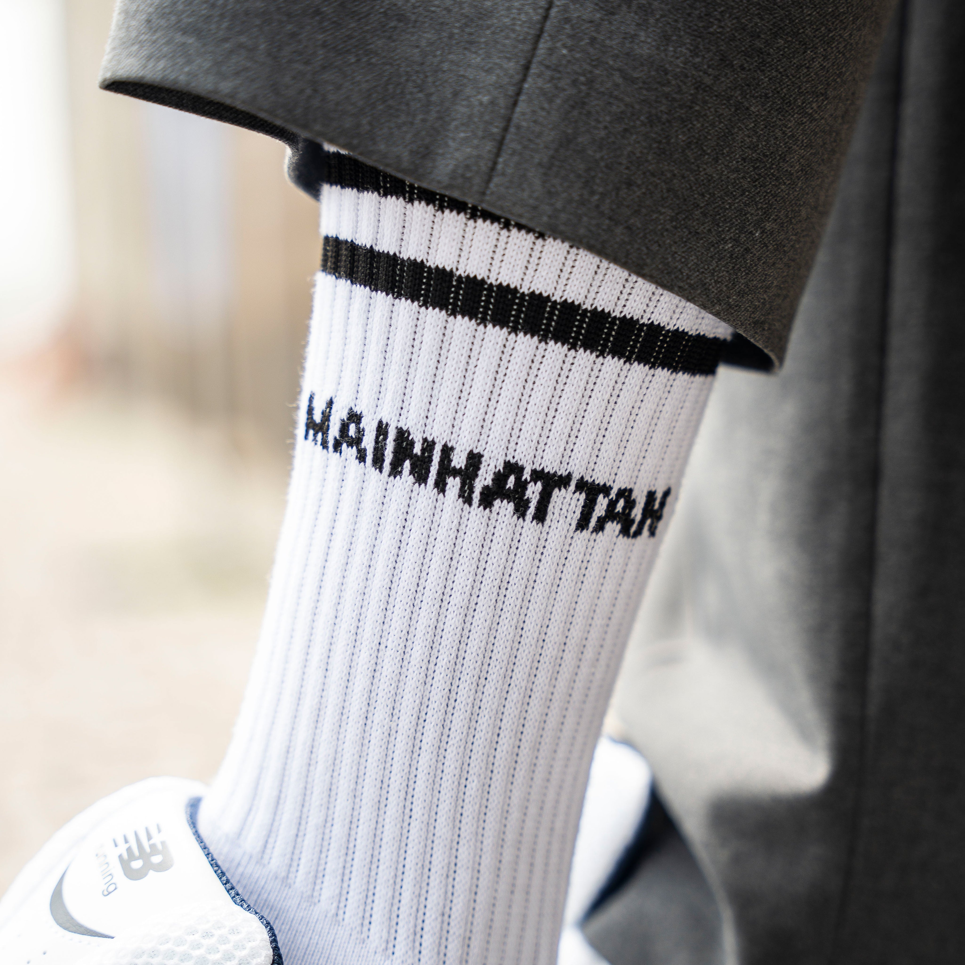 MAINHATTAN Socken weiß, Frankfurt, Sportsocken, Tennissocken