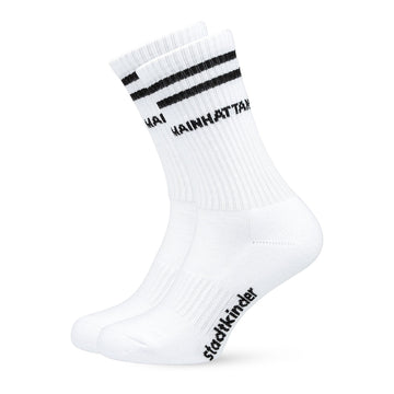 MAINHATTAN Socken weiß, Frankfurt, Sportsocken, Tennissocken