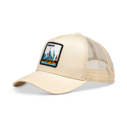 Frankfurt Skyline Trucker Cap Mit Patch, Headwear, Kappe, Bestickt