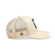 Frankfurt Skyline Trucker Cap Mit Patch, Headwear, Kappe, Bestickt