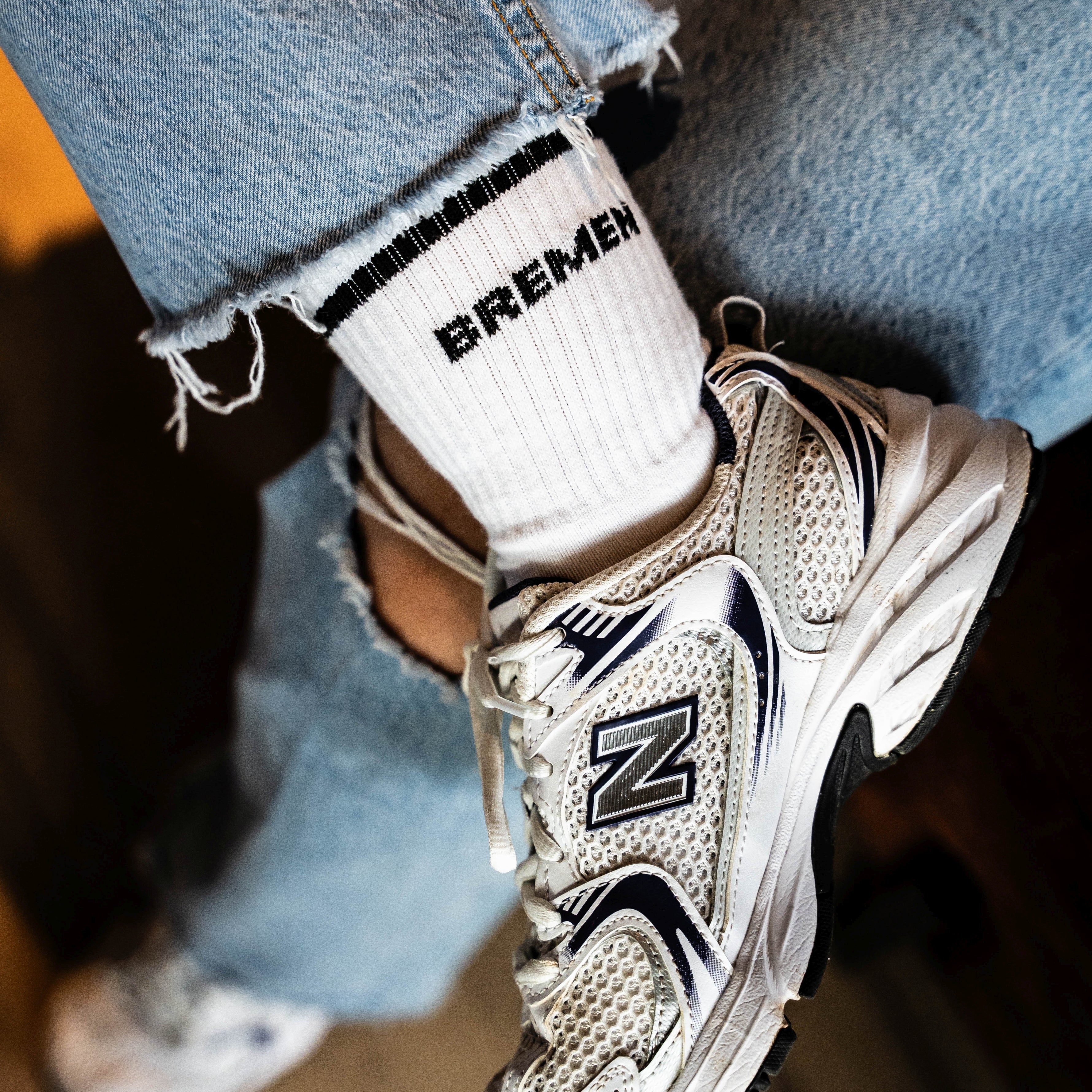 Bremen Sportsocken, weiß