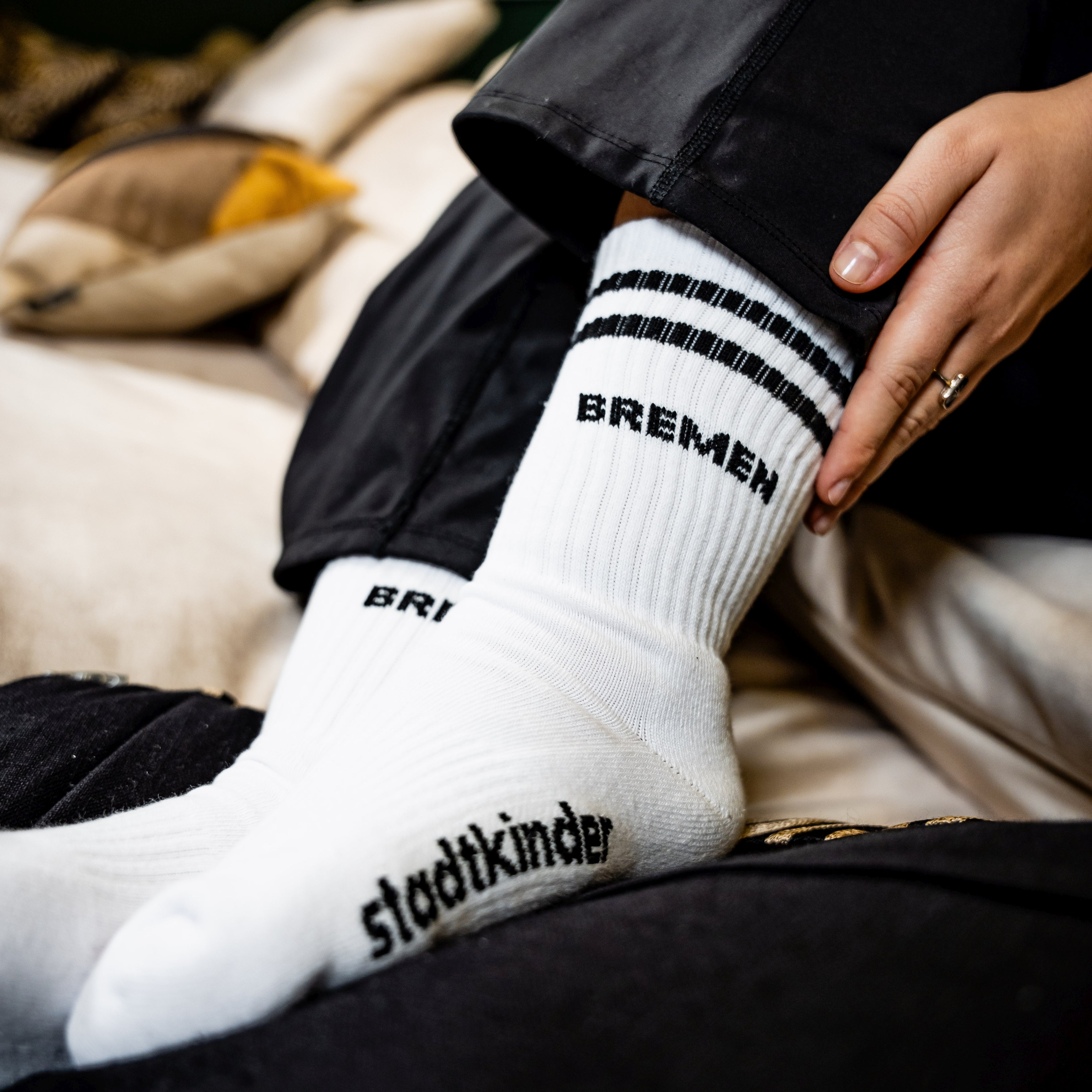 Bremen Sportsocken, weiß