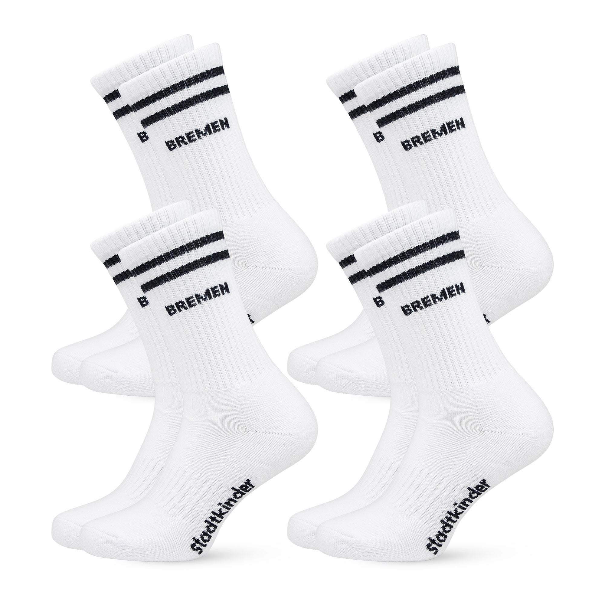 Bremen Sportsocken, weiß
