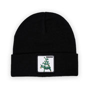 Bremen Stadtmusikanten Patch Beanie Bestickt, Headwear, Rib Beanie, Strickmütze