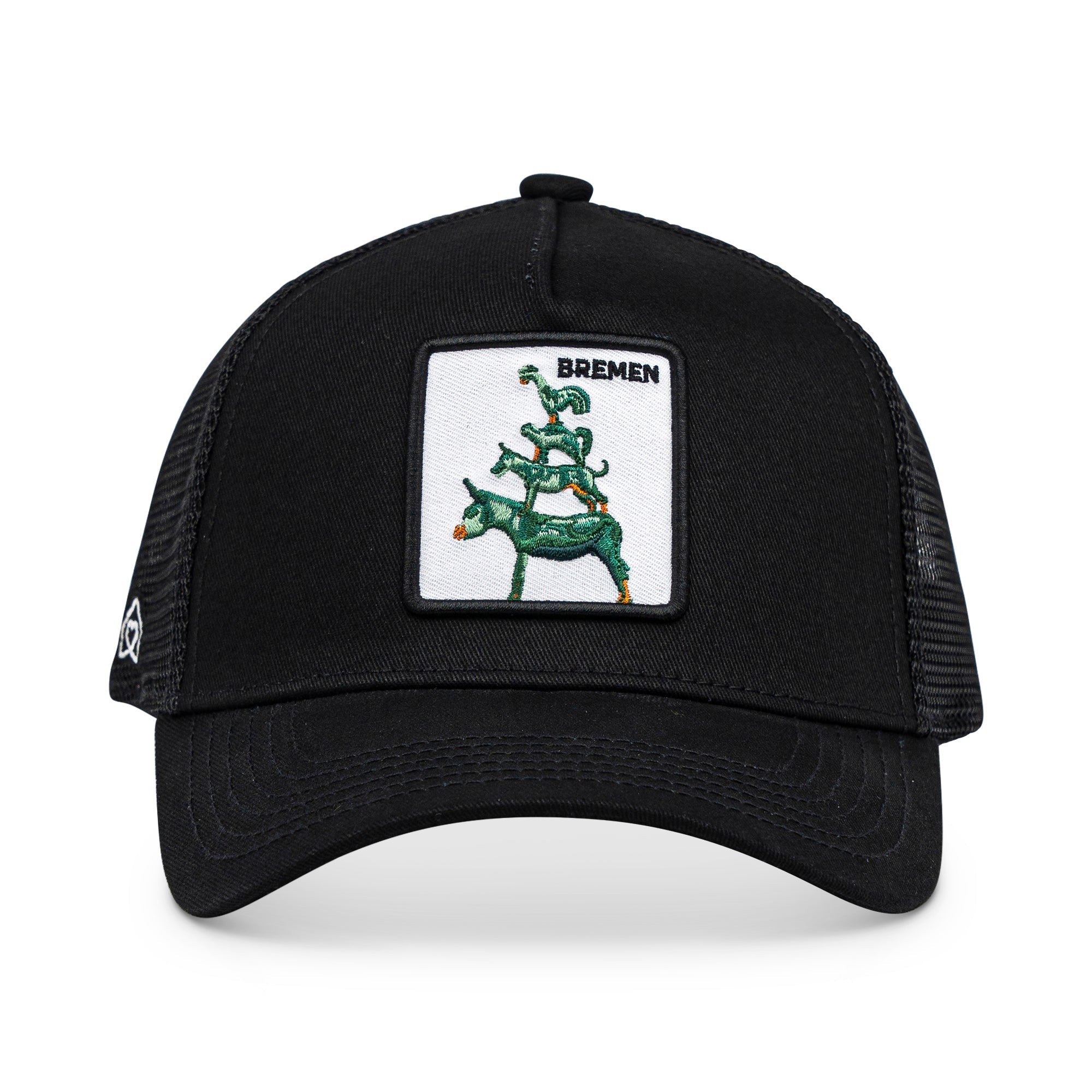 Bremen Stadtmusikanten Trucker Cap Mit Patch, Headwear, Kappe, Bestickt
