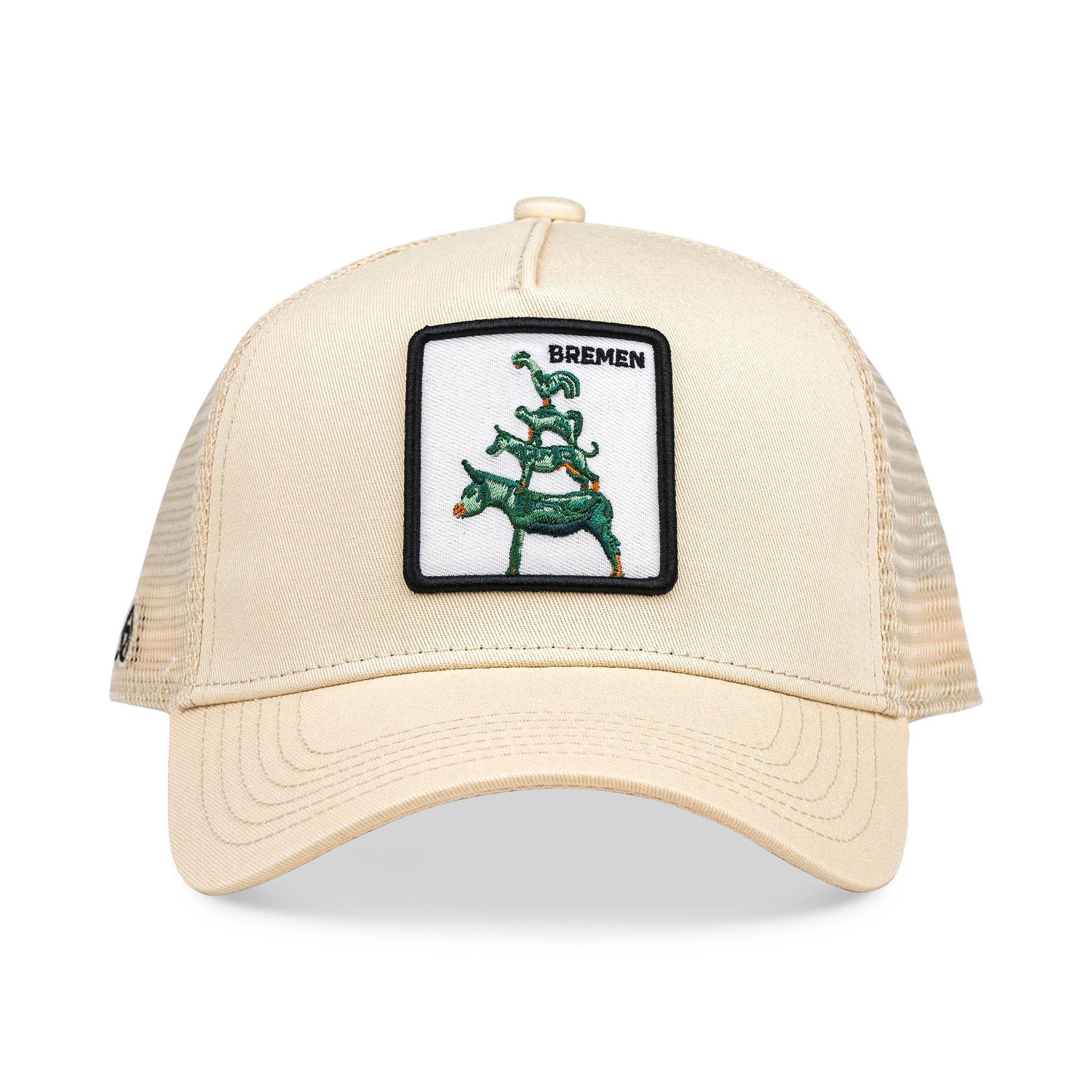 Bremen Stadtmusikanten Trucker Cap Mit Patch, Headwear, Kappe, Bestickt