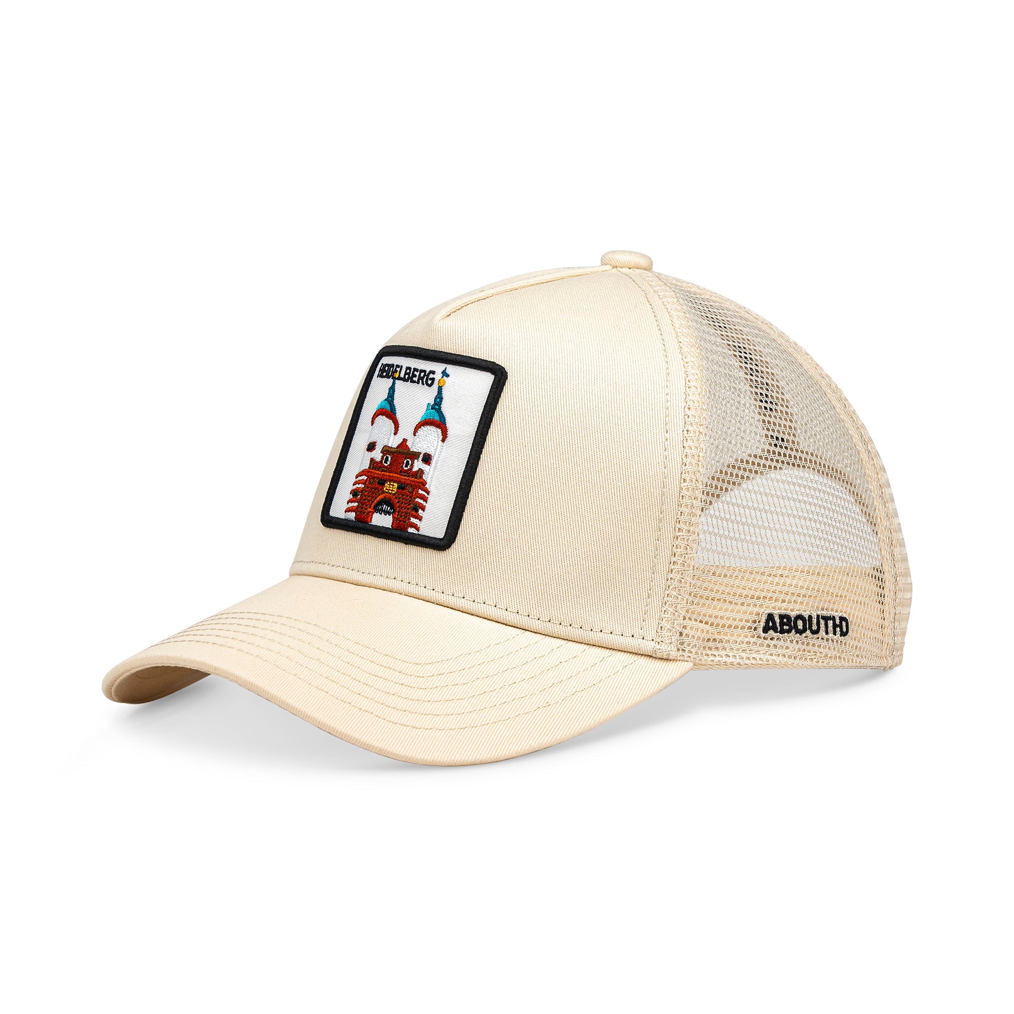 Heidelberg Brückentor Trucker Cap Mit Patch, Headwear, Kappe, Bestickt
