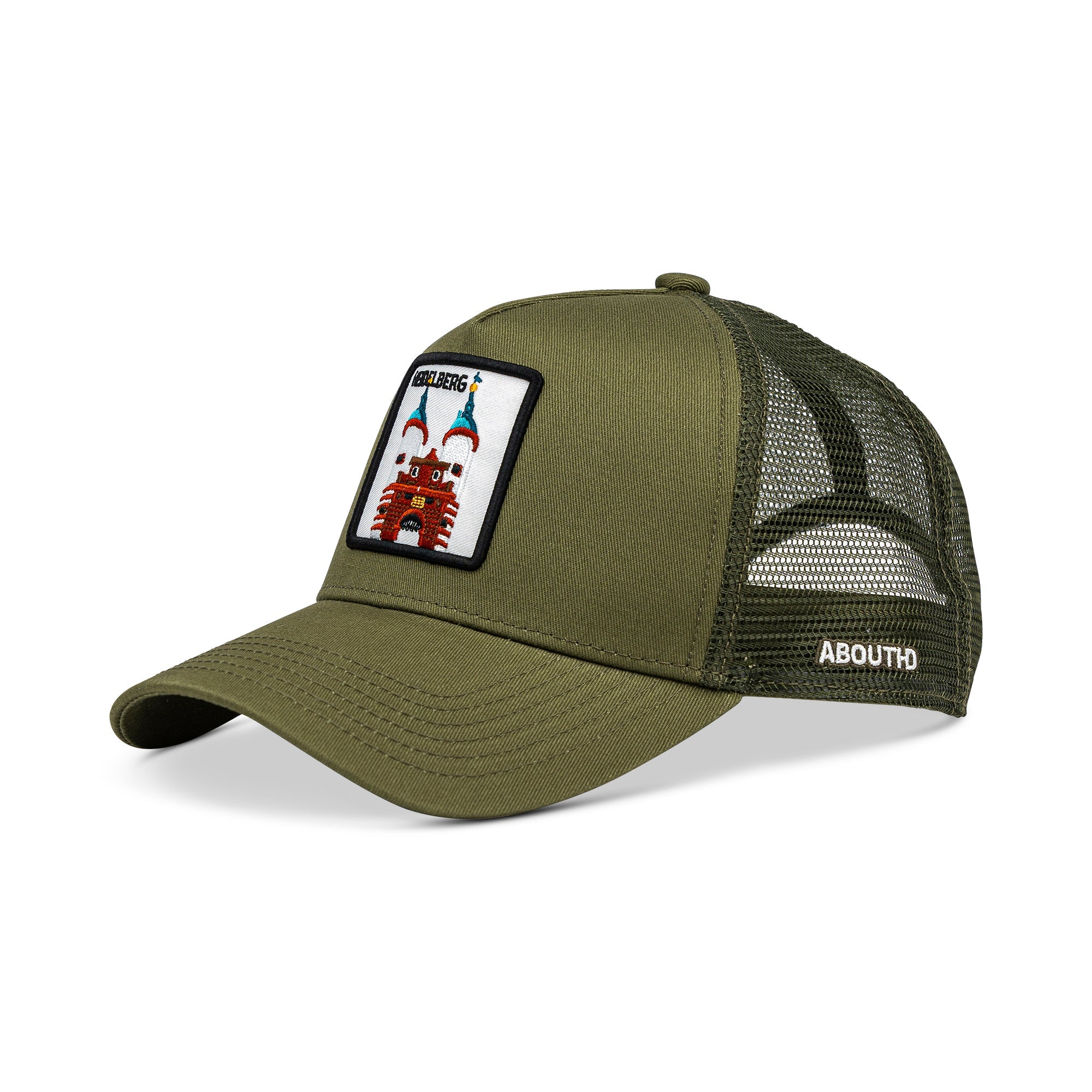 Heidelberg Brückentor Trucker Cap Mit Patch, Headwear, Kappe, Bestickt