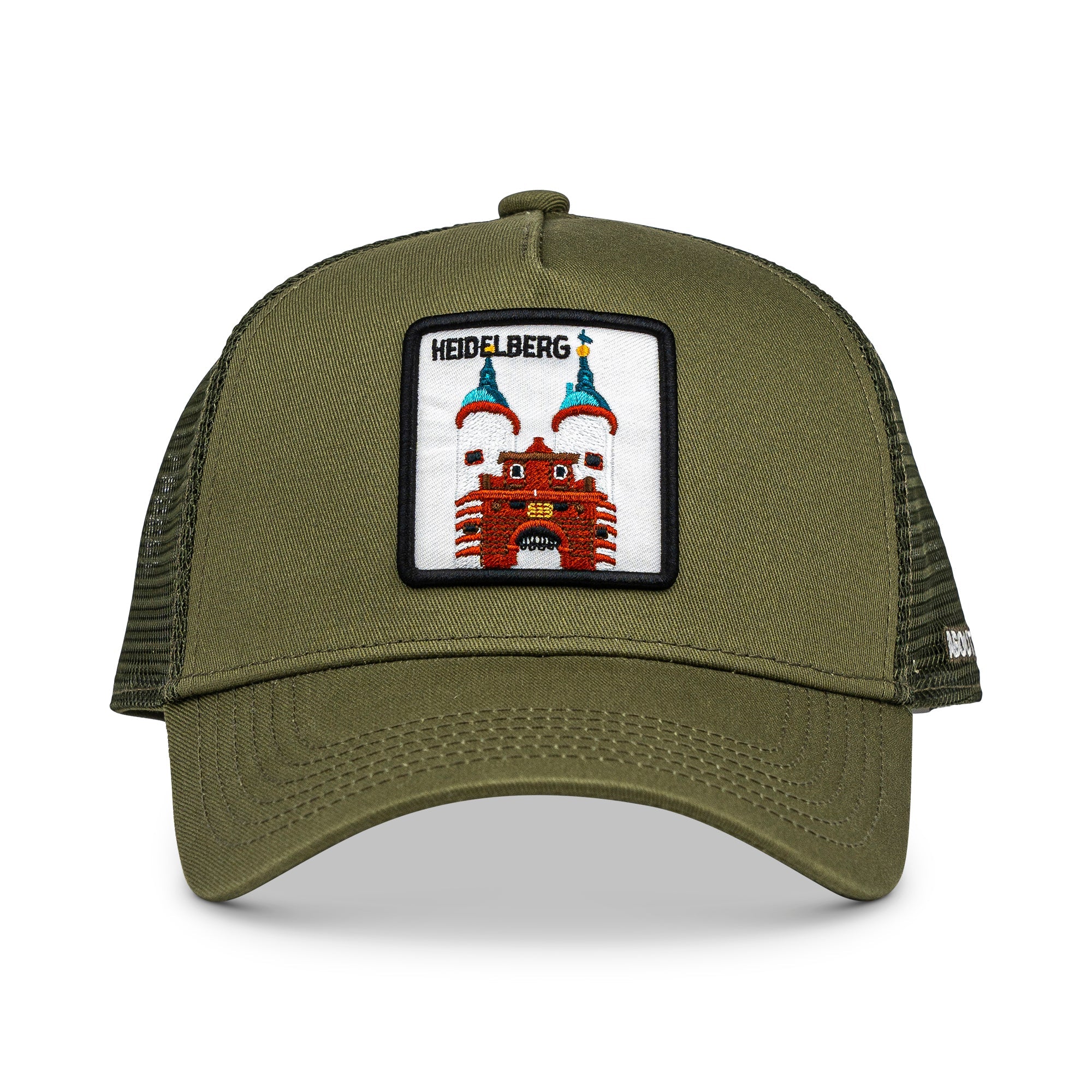 Heidelberg Brückentor Trucker Cap Mit Patch, Headwear, Kappe, Bestickt