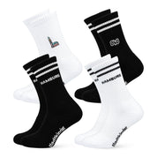 Hamburg Mix Sportsocken, 4er Set