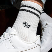 PRINZENKAPPE Socken weiß, Köln, Sportsocken, Tennissocken