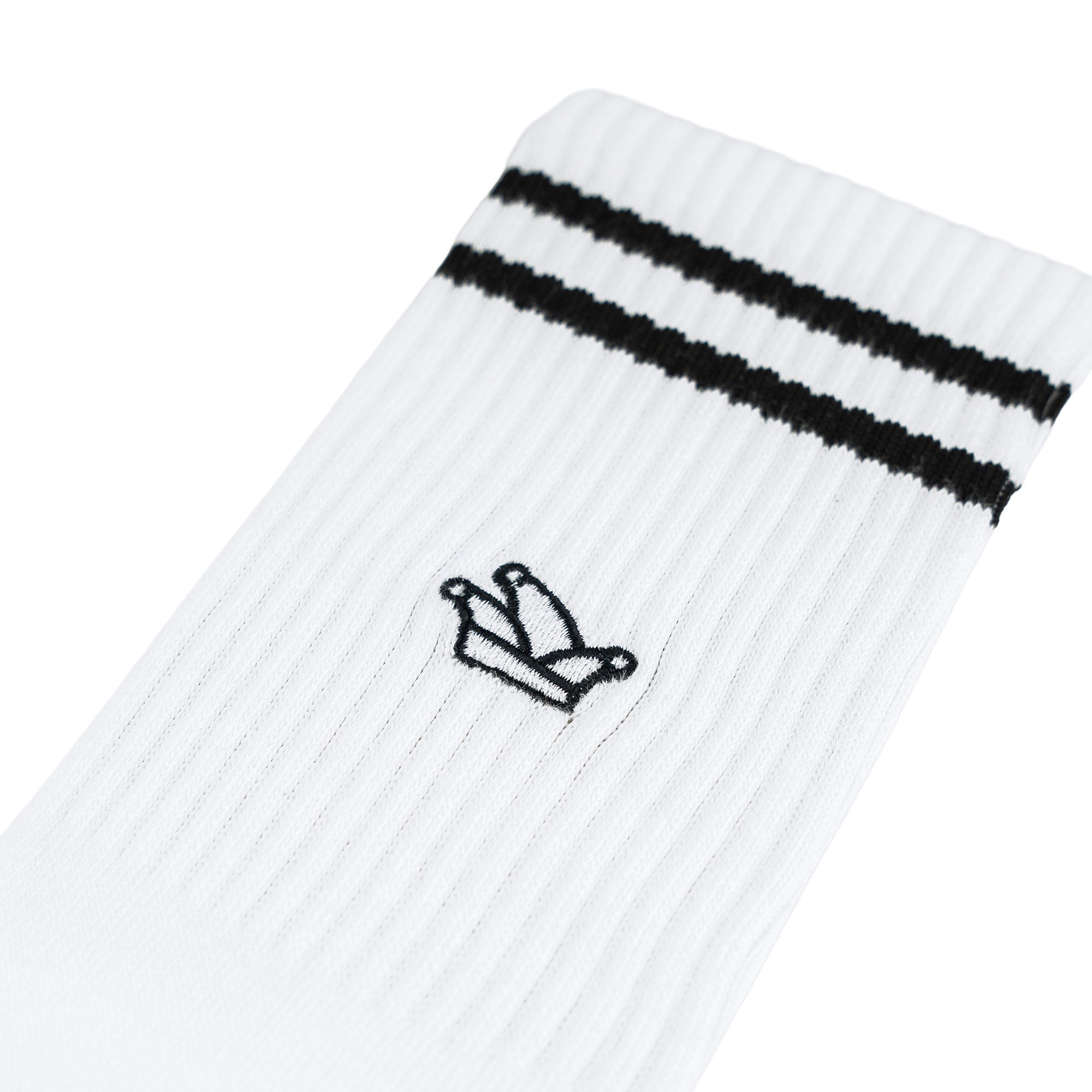 PRINZENKAPPE Socken weiß, Köln, Sportsocken, Tennissocken