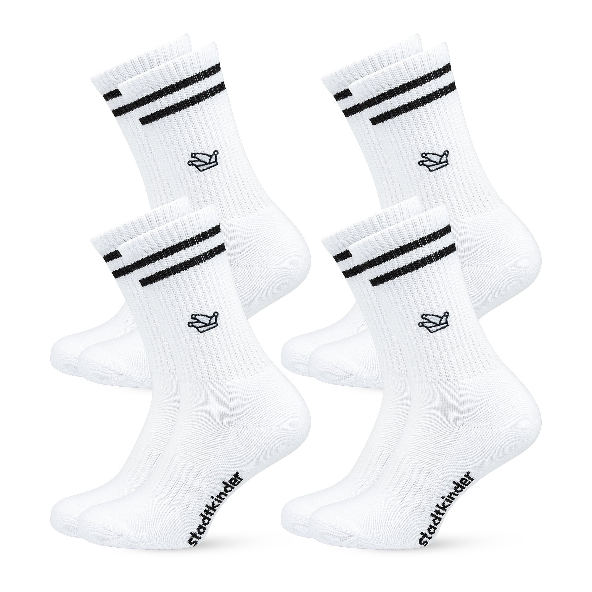 PRINZENKAPPE Socken weiß, Köln, Sportsocken, Tennissocken