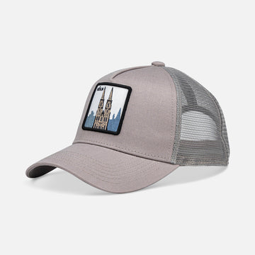 KÖLN DOM Trucker Cap mit Patch, Headwear, Kappe, bestickt