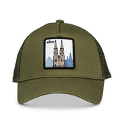 Köln Dom Trucker Cap Mit Patch, Headwear, Kappe, Bestickt
