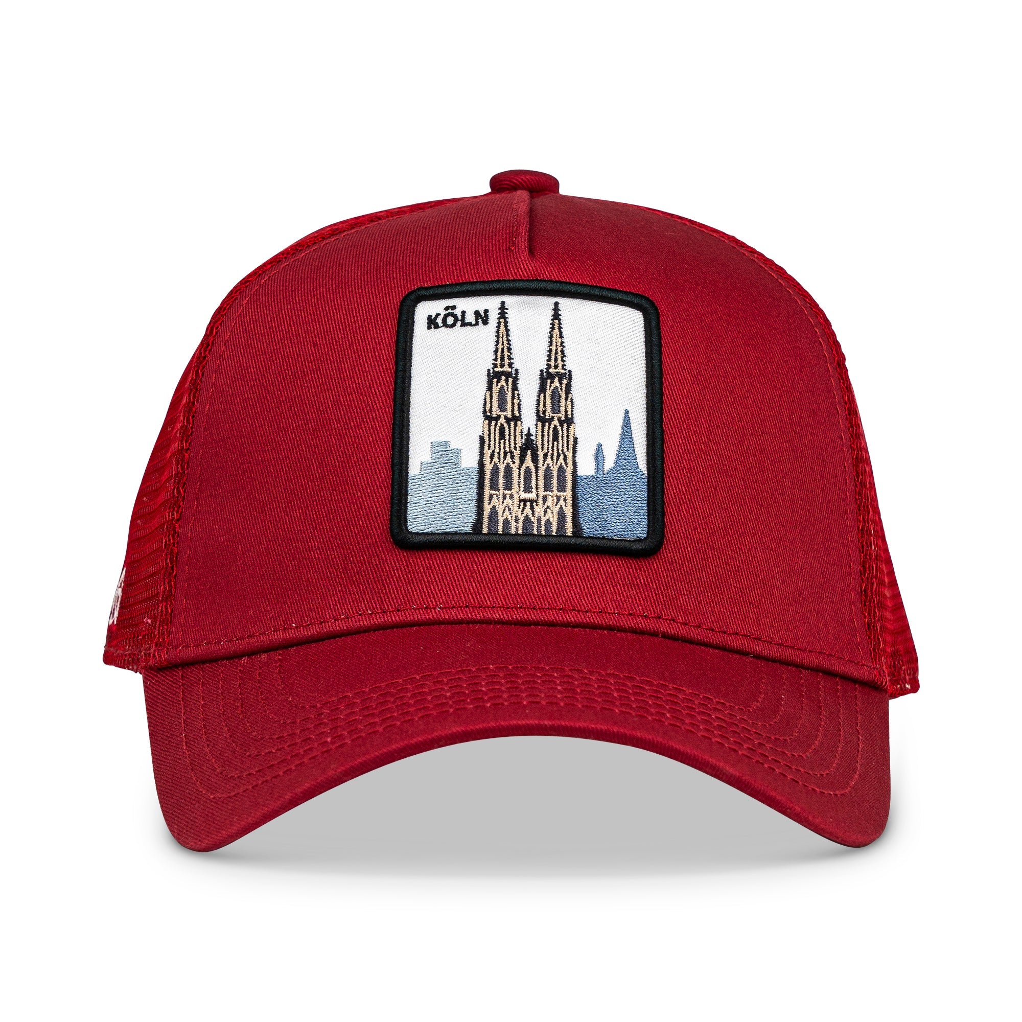 Köln Dom Trucker Cap Mit Patch, Headwear, Kappe, Bestickt