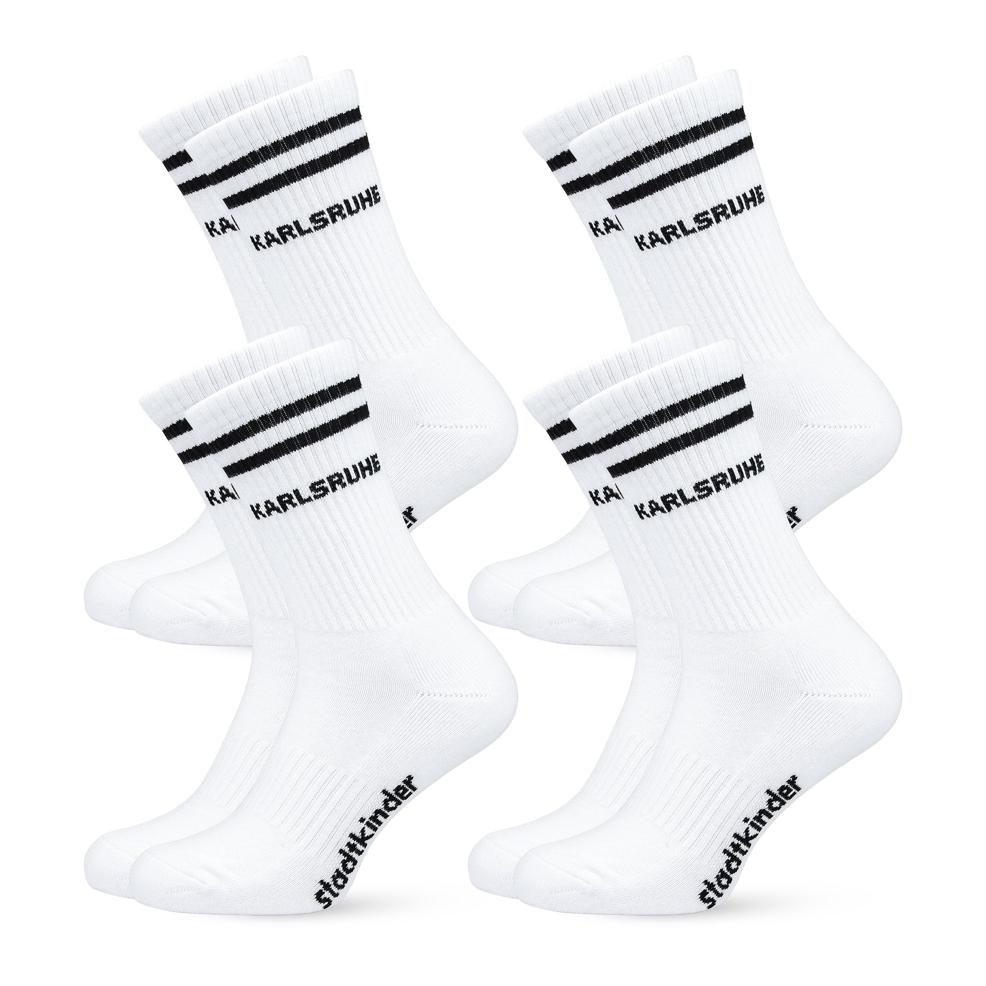 Karlsruhe Sportsocken, weiß