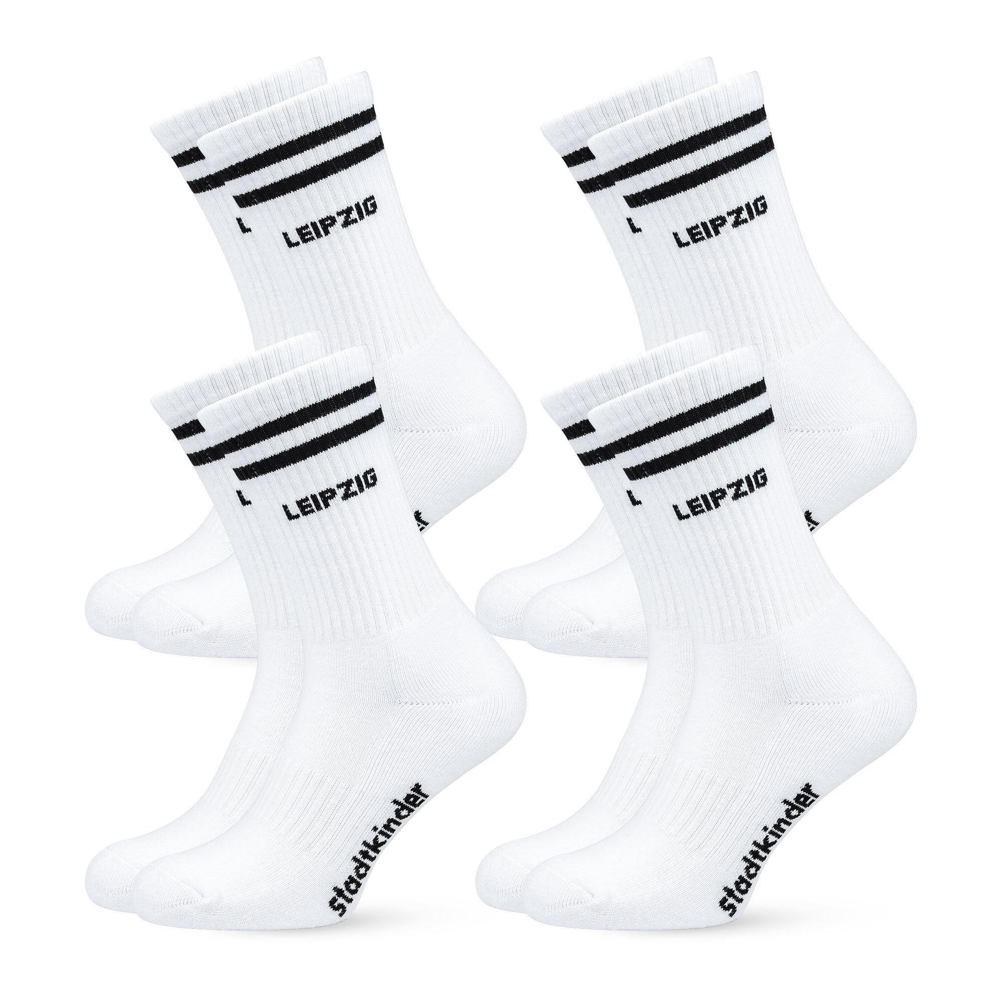Leipzig Sportsocken, weiß
