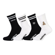 Leipzig Sportsocken 4er-Set Mix, Völkerschlachtdenkmal, Lpz & Leipzig, Völki