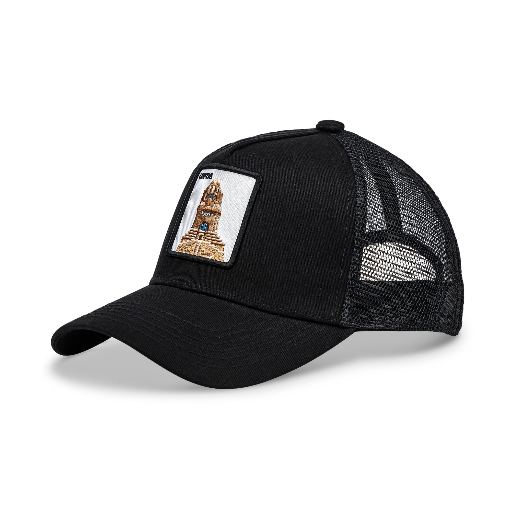 Leipzig Völkerschlachtdenkmal Trucker Cap Mit Patch, Headwear, Kappe, Bestickt