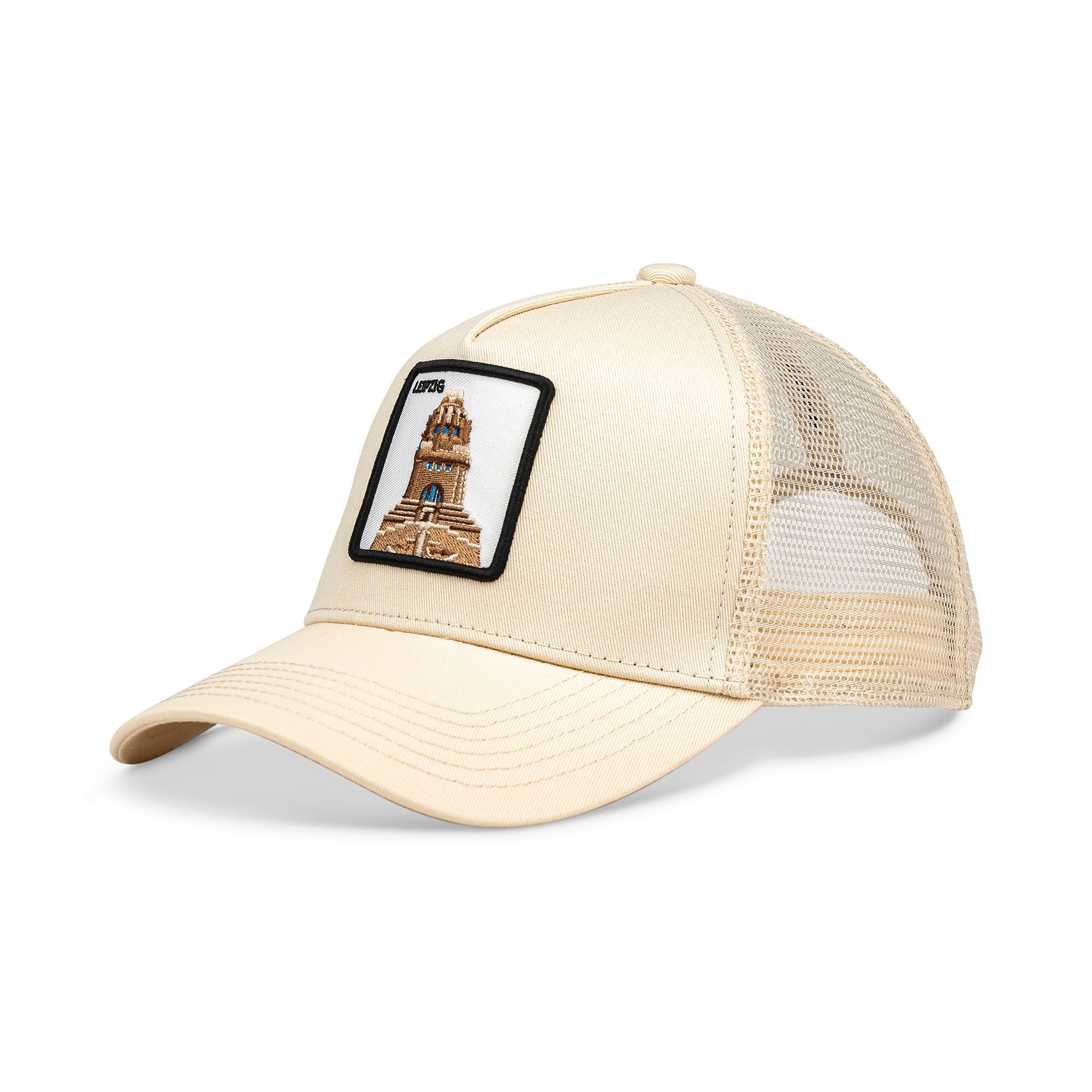 Leipzig Völkerschlachtdenkmal Trucker Cap Mit Patch, Headwear, Kappe, Bestickt