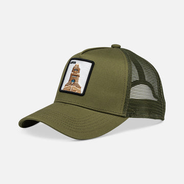 LEIPZIG VÖLKERSCHLACHTDENKMAL Trucker Cap mit Patch, Headwear, Kappe, bestickt