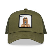 Leipzig Völkerschlachtdenkmal Trucker Cap Mit Patch, Headwear, Kappe, Bestickt