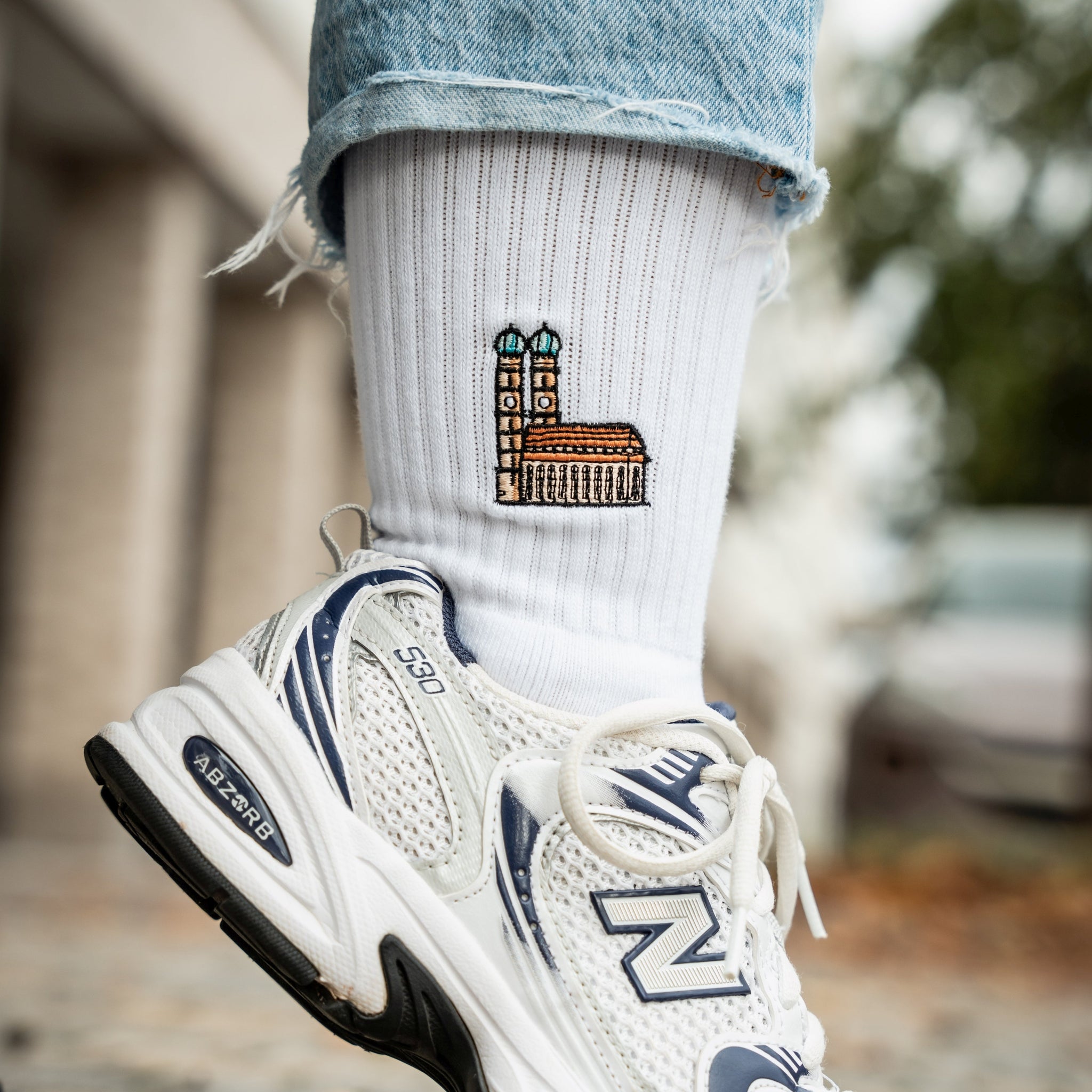 FRAUENKIRCHE Socken, München, Sportsocken, Tennissocken