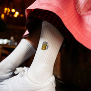 Bier Masskrug Sportsocken, weiß, München