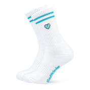 Herz Blauweiß Sportsocken