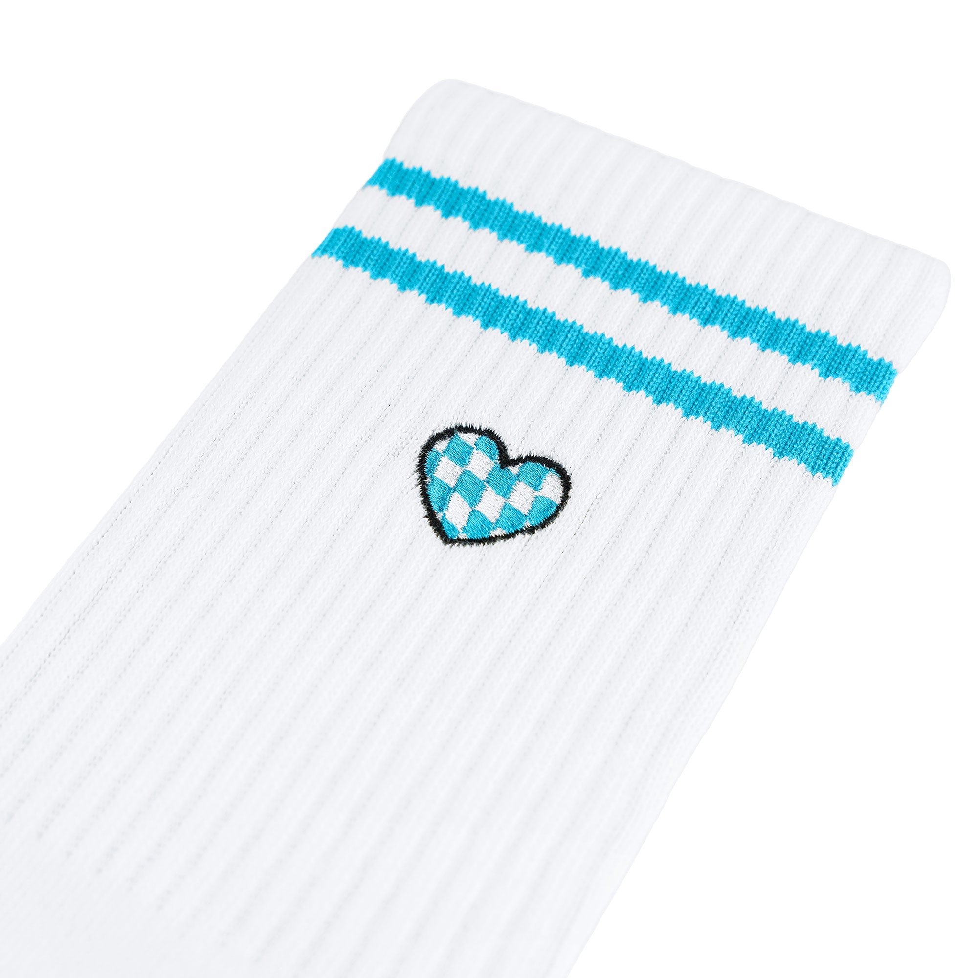 Herz Blauweiß Sportsocken