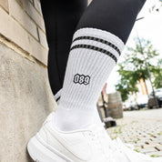 089 Socken weiß, München, Sportsocken, Tennissocken