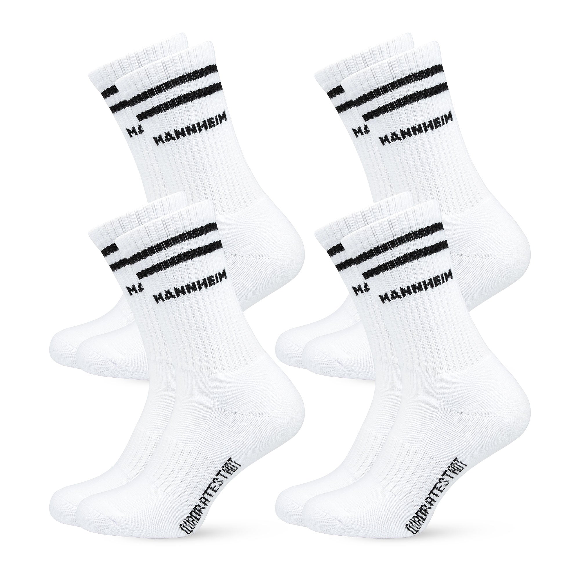 Mannheim Sportsocken, weiß