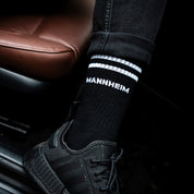Mannheim Sportsocken, schwarz