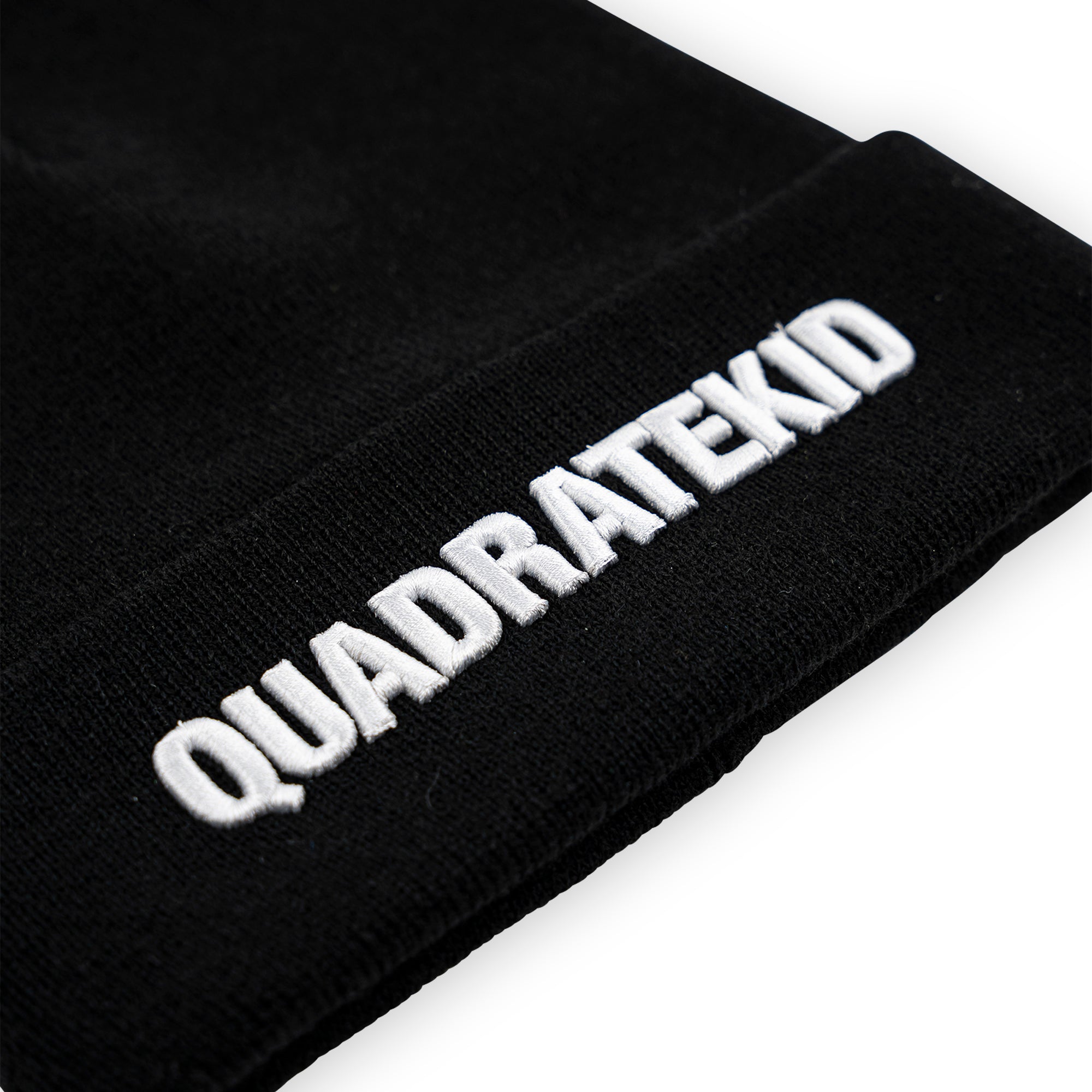 Mannheim Quadratekid Beanie Bestickt, Headwear, Rib Beanie, Strickmütze