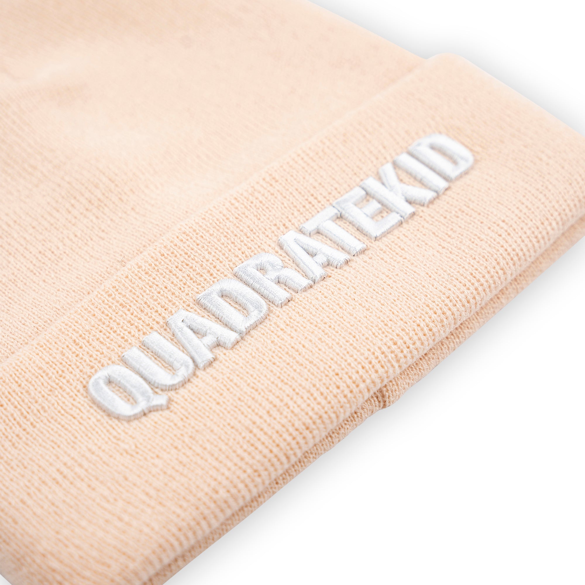 Mannheim Quadratekid Beanie Bestickt, Headwear, Rib Beanie, Strickmütze