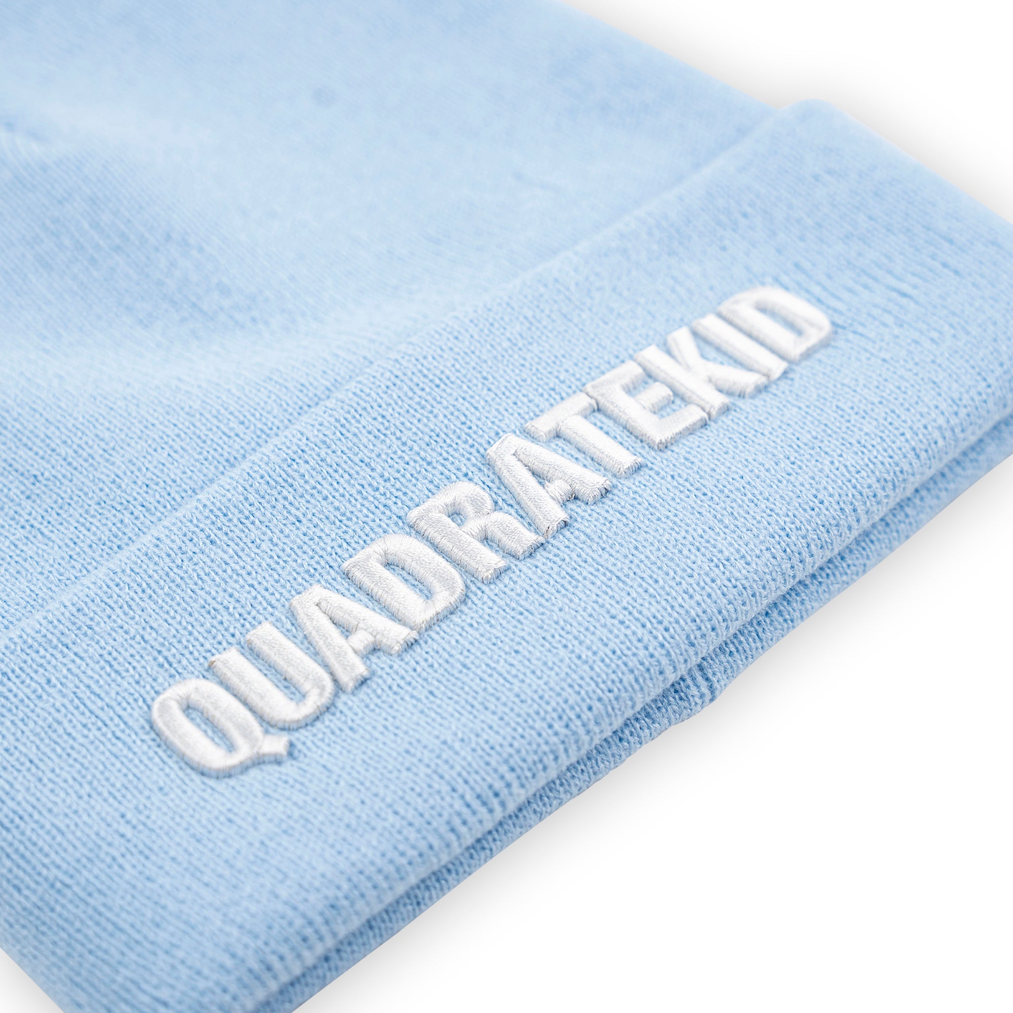Mannheim Quadratekid Beanie Bestickt, Headwear, Rib Beanie, Strickmütze