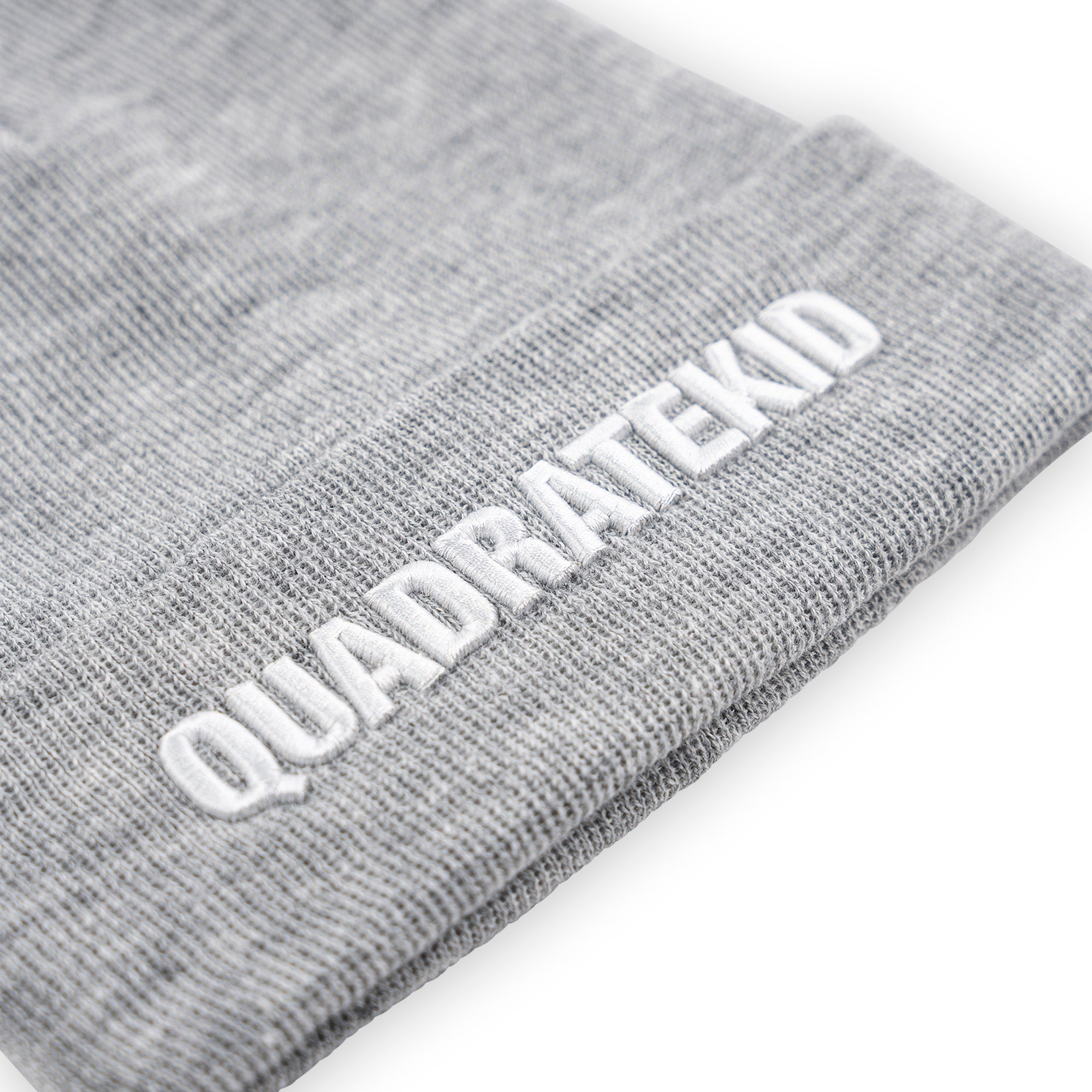 Mannheim Quadratekid Beanie Bestickt, Headwear, Rib Beanie, Strickmütze