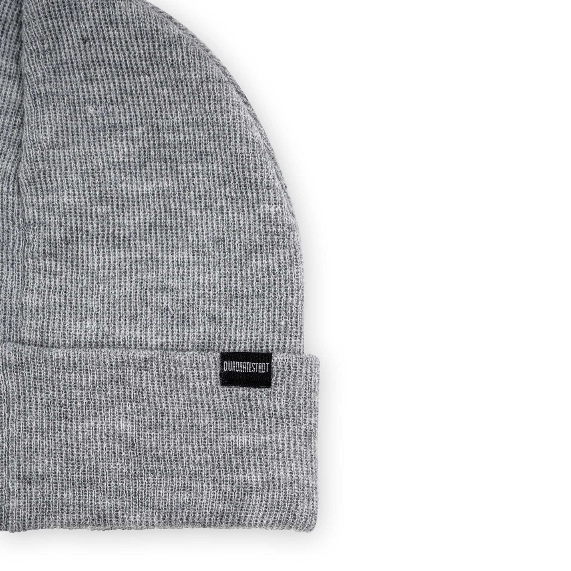 Mannheim Quadratekid Beanie Bestickt, Headwear, Rib Beanie, Strickmütze