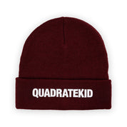 Mannheim Quadratekid Beanie Bestickt, Headwear, Rib Beanie, Strickmütze