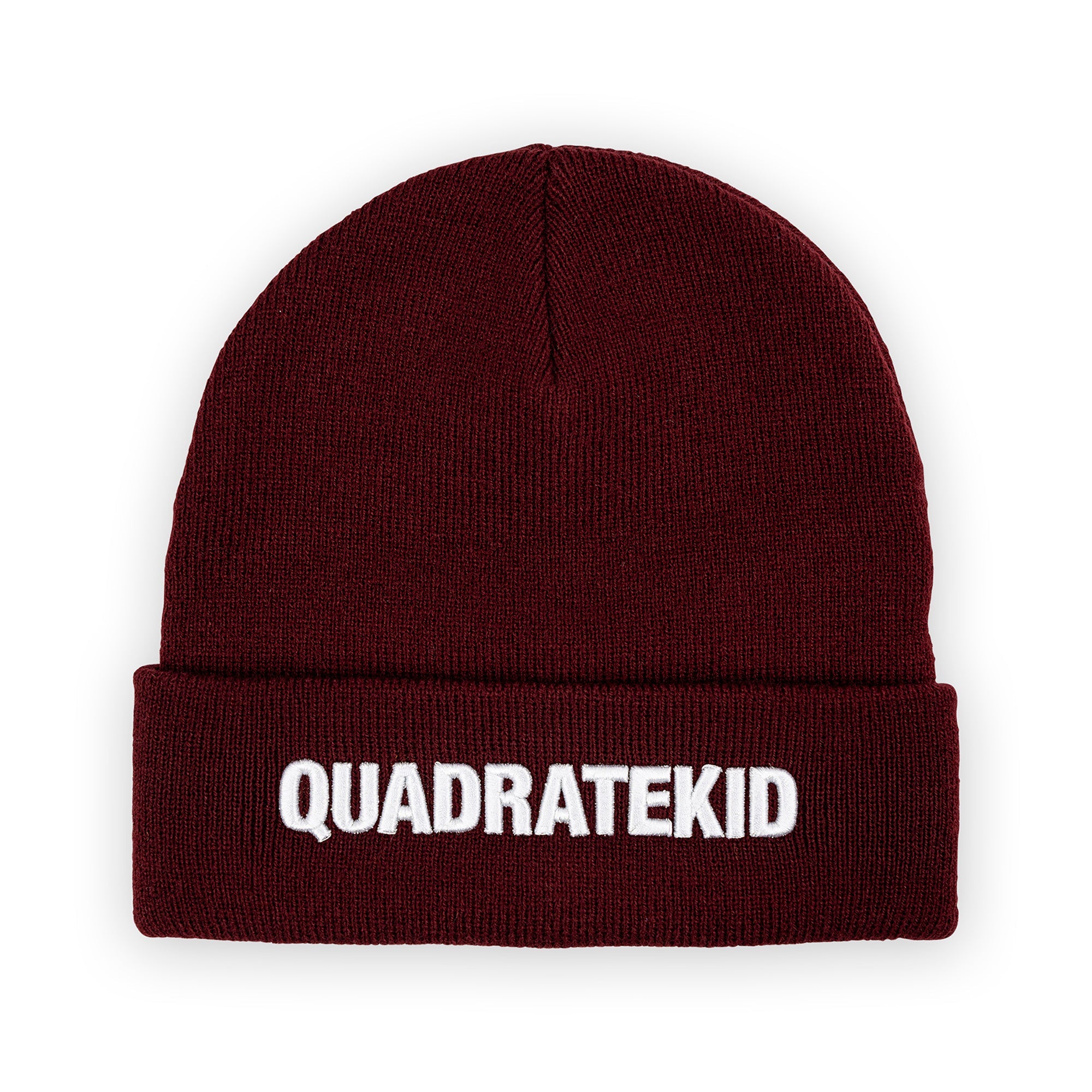 Mannheim Quadratekid Beanie Bestickt, Headwear, Rib Beanie, Strickmütze