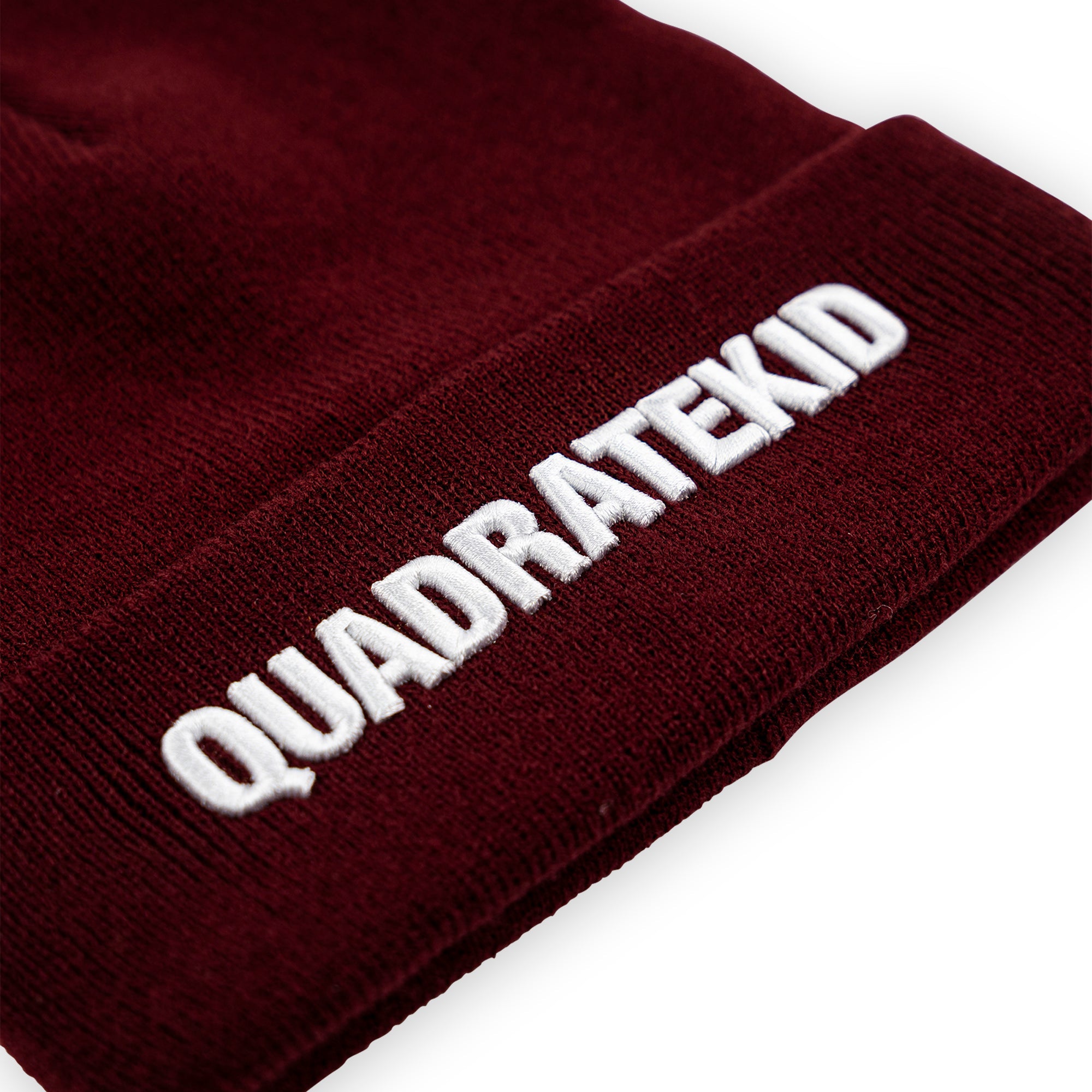 Mannheim Quadratekid Beanie Bestickt, Headwear, Rib Beanie, Strickmütze