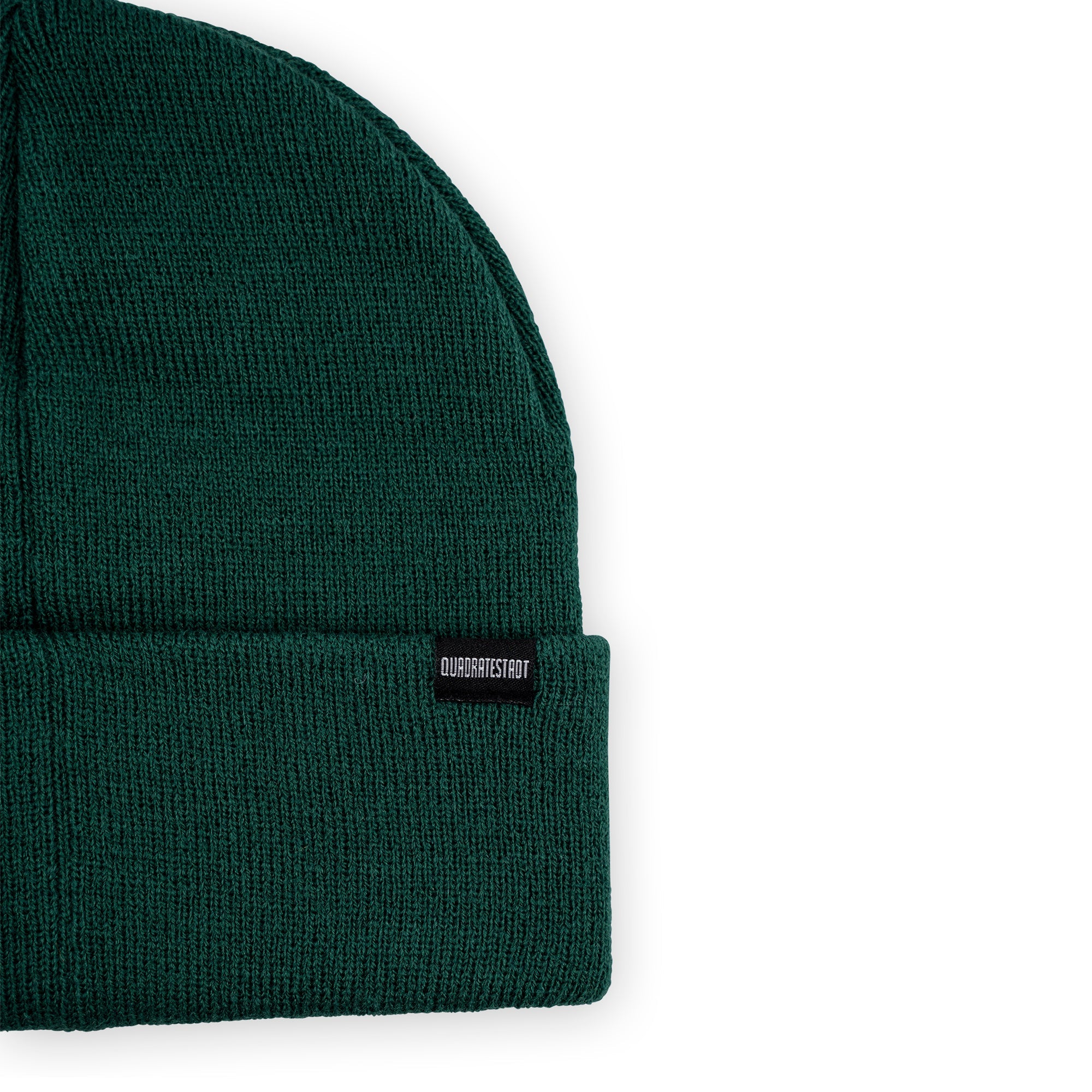 Mannheim Quadratekid Beanie Bestickt, Headwear, Rib Beanie, Strickmütze
