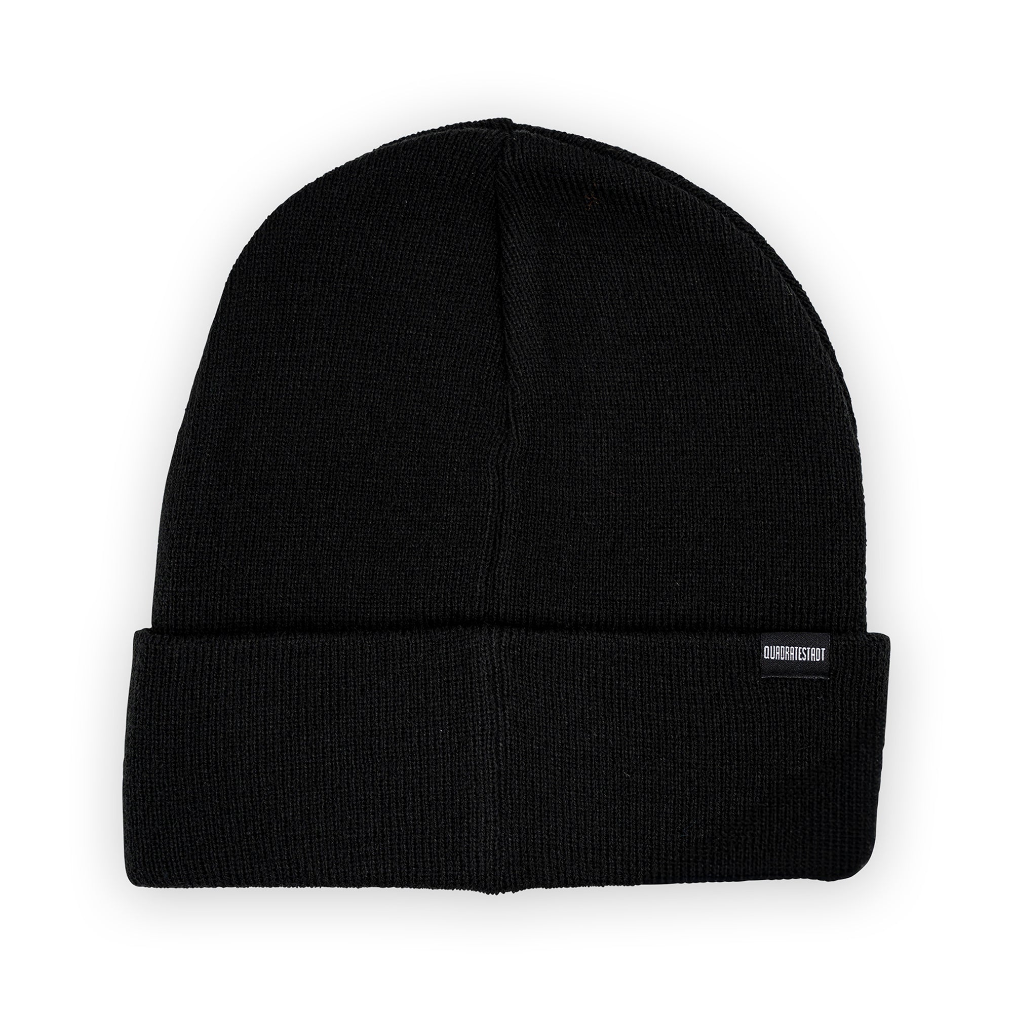 Mannheim Wasserturm Patch Beanie Bestickt, Headwear, Rib Beanie, Strickmütze