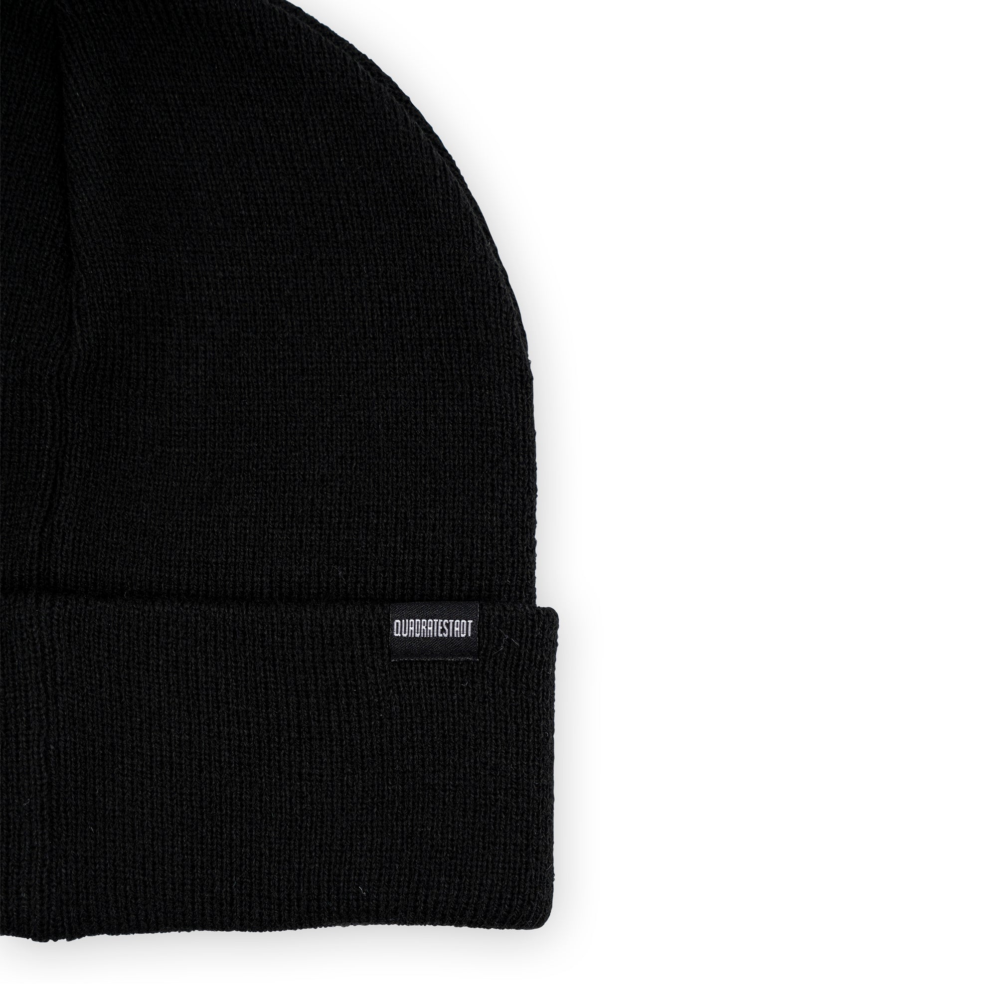 Mannheim Wasserturm Patch Beanie Bestickt, Headwear, Rib Beanie, Strickmütze