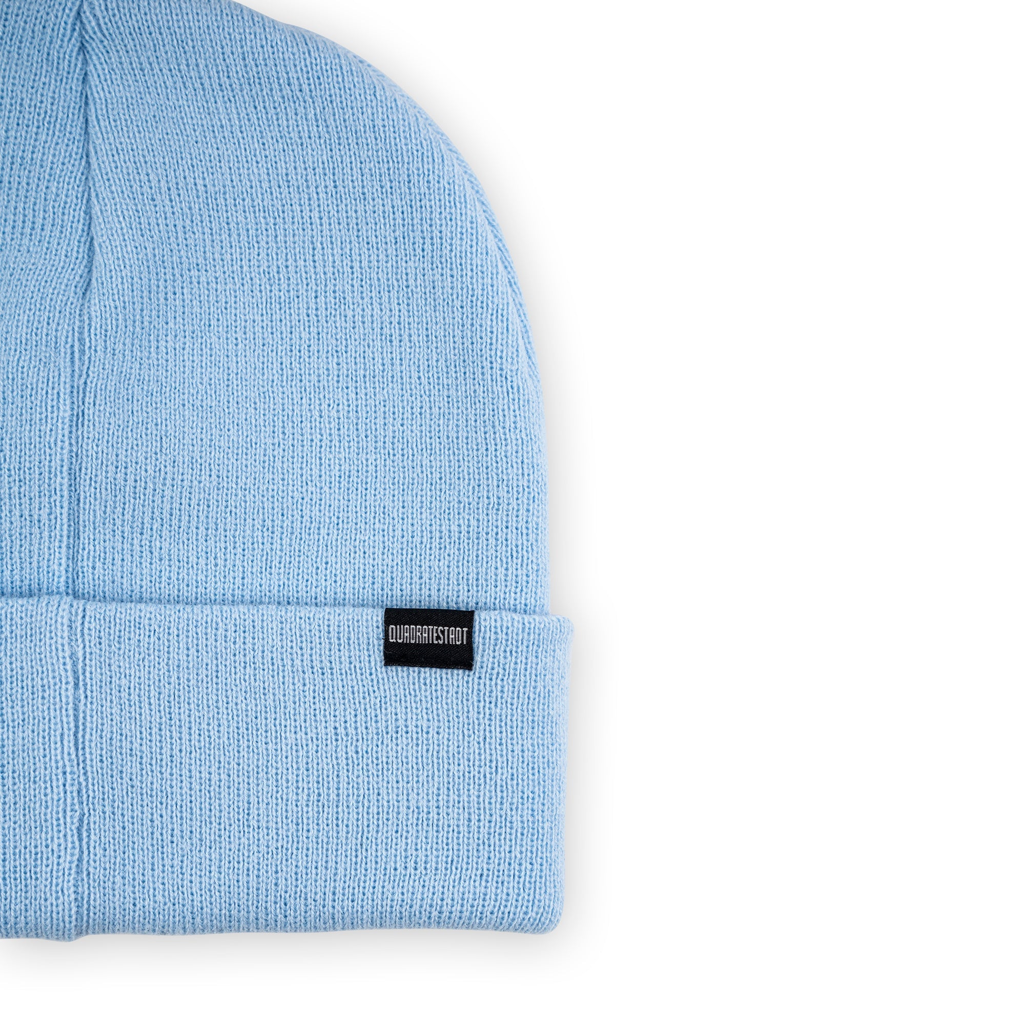 Mannheim Wasserturm Patch Beanie Bestickt, Headwear, Rib Beanie, Strickmütze