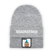 Mannheim Wasserturm Patch Beanie Bestickt, Headwear, Rib Beanie, Strickmütze