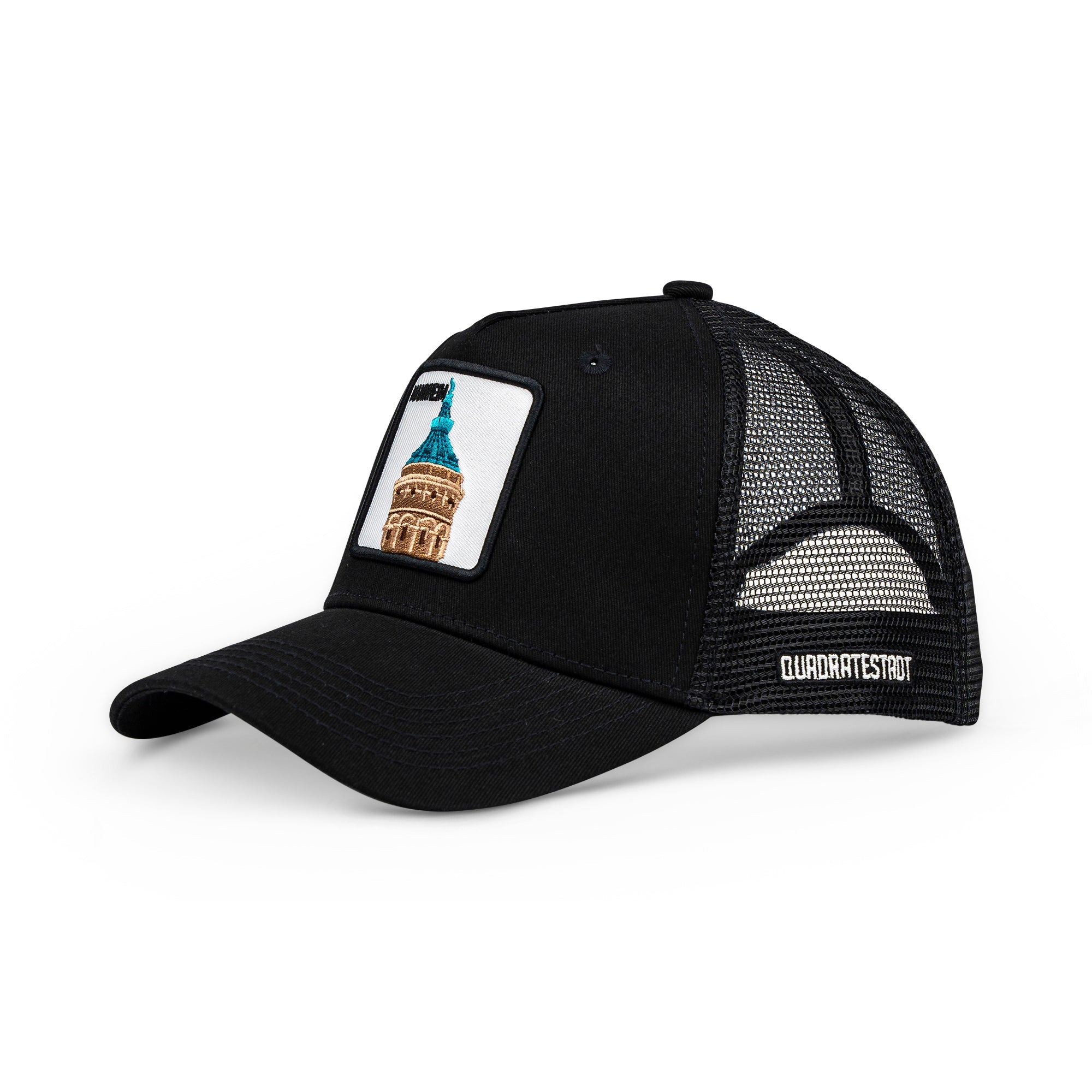 Mannheim Wasserturm Trucker Cap Mit Patch, Headwear, Kappe, Bestickt
